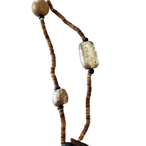 N1569 Retired Silpada Sterling Long Multi-Material Necklace - Picture 14 of 16